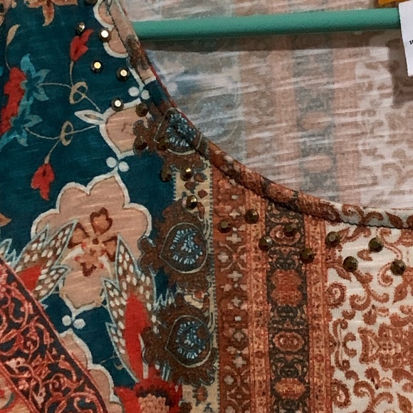 Ruby Rd. Multicolor Patchwork Tunic - Picture 2 of 3